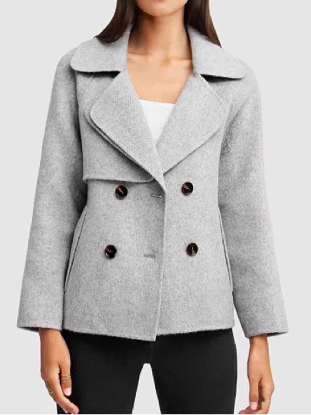 Belle & Bloom I’m Your Wool Blend Peacoat. Size XS Women #404